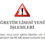 Açık Öğretim Lisesi Yeni Kayıtları Ertelendi